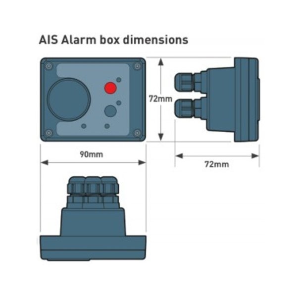 AIS Alarmbox for MOB og SART