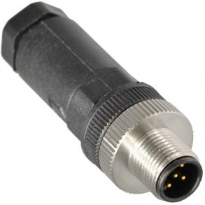 Micro field fit connector, straight - male