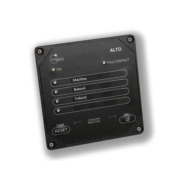 4 channels customizable alarm panel