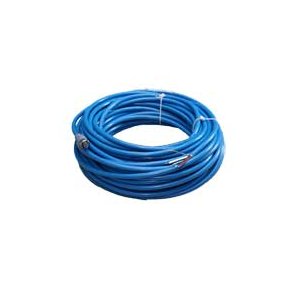 Mid Single-Ended Cordset - Female to Open Pigtail - 25 Meter (blue)
