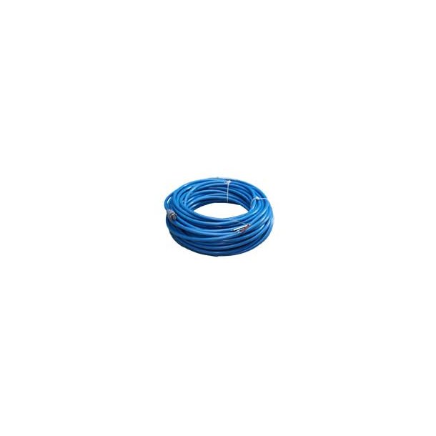 Mid Single-Ended Cordset - Female to Open Pigtail - 25 Meter (blue)