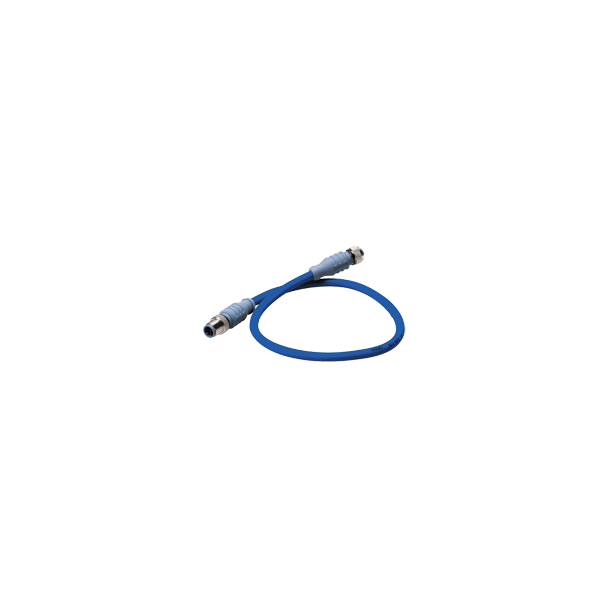 Mid Double-Ended Cordset - M to F - 10m (blue)