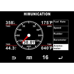 HM-TS18 VHF Radio Klasse DSC-D m. GPS, NMEA2000 og mutifunktions Touch-Display
