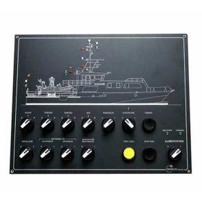 40 lights navigation panel 230Vac with mimik