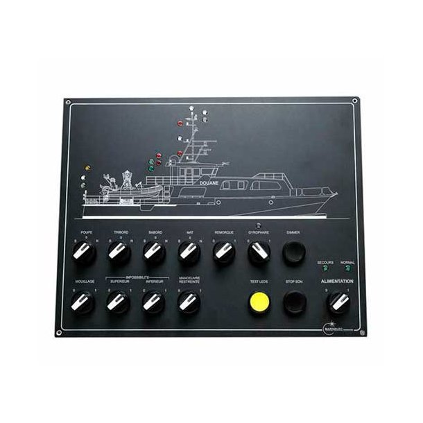 40 lights navigation panel 230Vac with mimik
