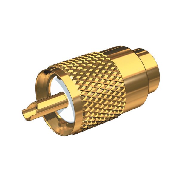 Shakespeare PL-259-58-G forgyldt antennestik