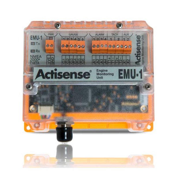 Engine Monitoring Unit, Analogue to NMEA 2000, standard configuration